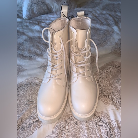 H&M Leather Combat Boots - Picture 2 of 2